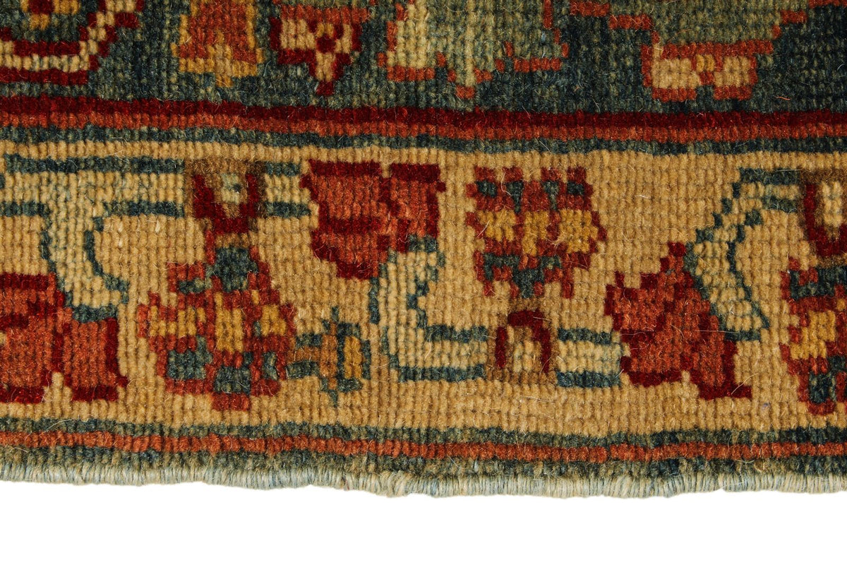12x13 Red and Brown Turkish Traditional Rug