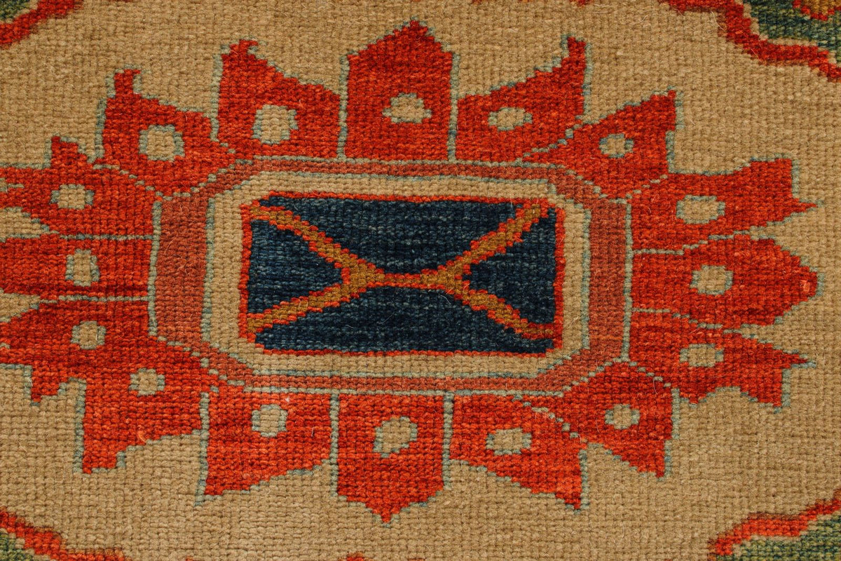 13x15 Red and Gold Turkish Traditional Rug