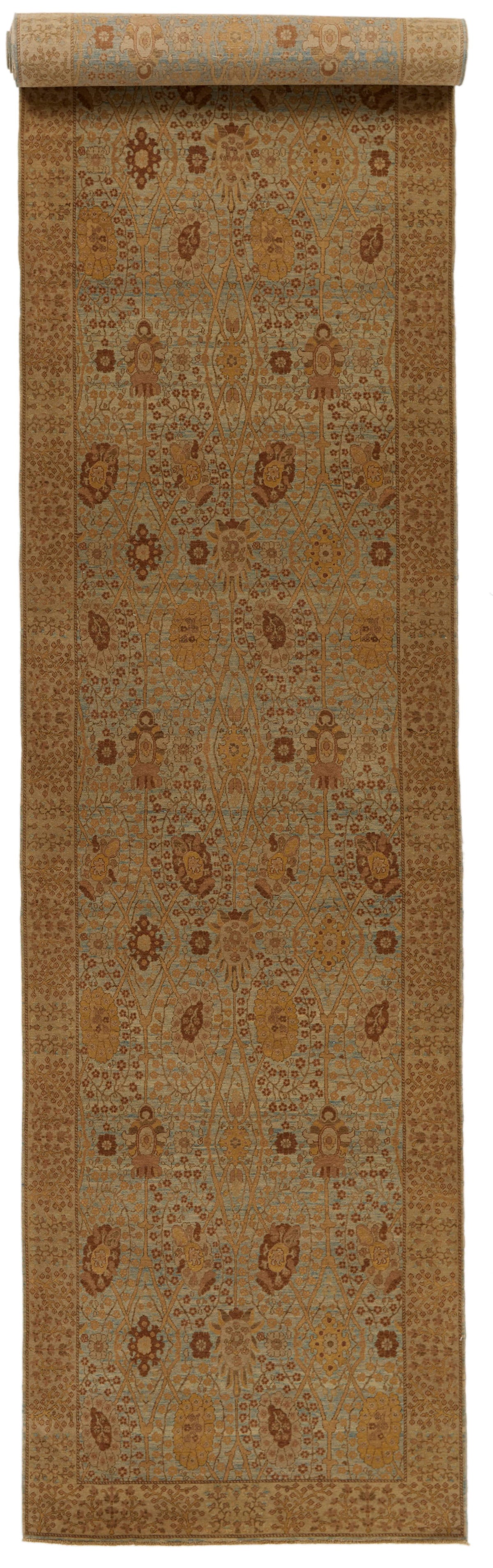 4x20 Blue and Camel Turkish Traditional Runner
