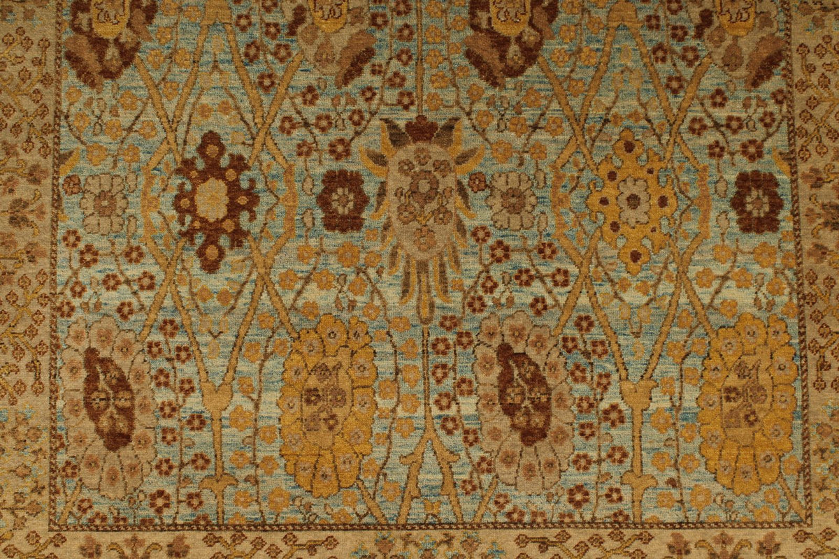 4x20 Blue and Camel Turkish Traditional Runner
