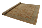 8x10 White and Blue Turkish Traditional Rug