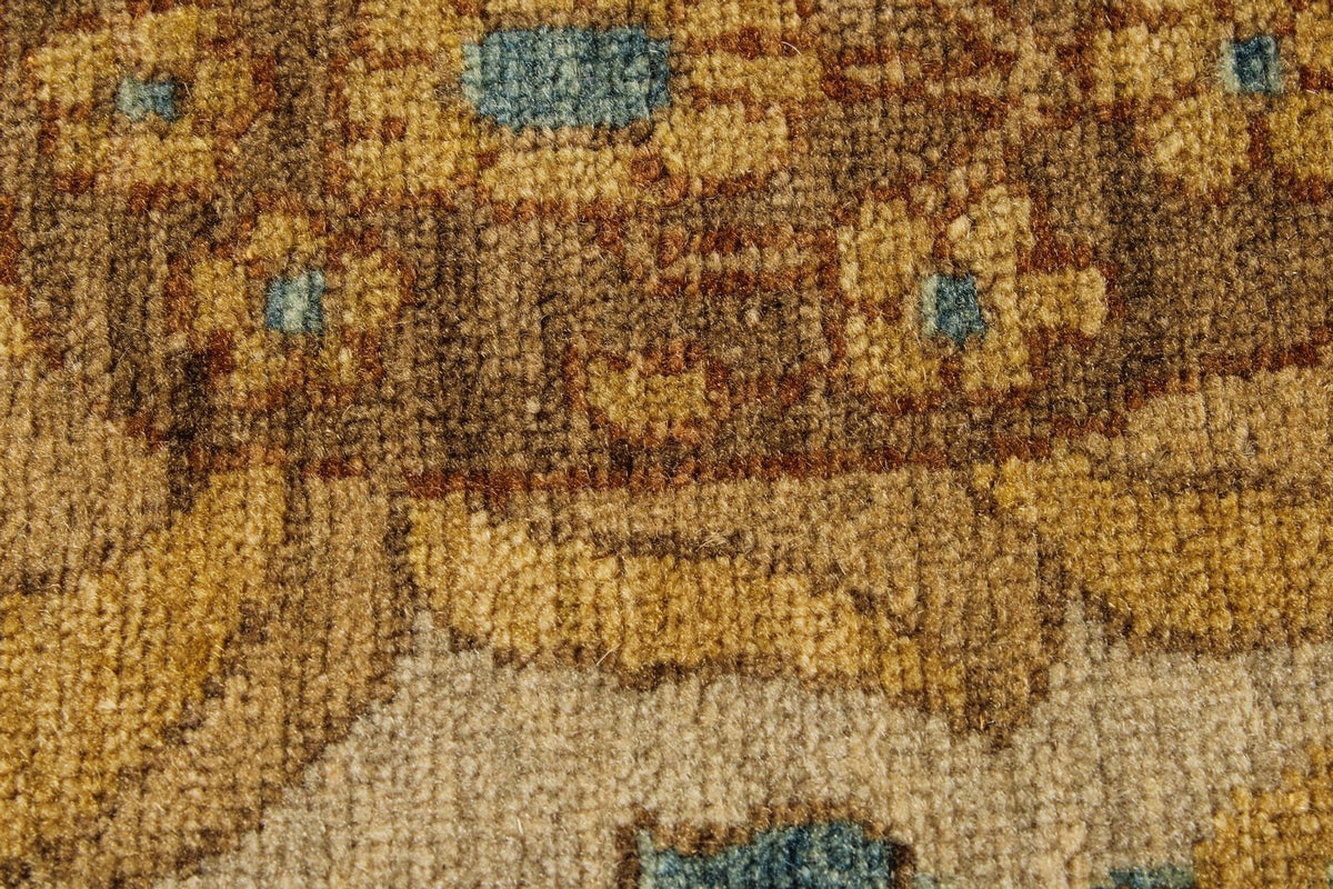 8x10 White and Blue Turkish Traditional Rug