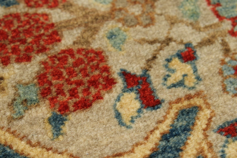 9x16 Blue and Beige Turkish Traditional Rug