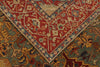 6x12 Green and Red Turkish Anatolian Runner