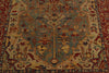 6x12 Green and Red Turkish Anatolian Runner