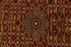 6x12 Green and Red Turkish Anatolian Runner