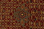 6x12 Green and Red Turkish Anatolian Runner