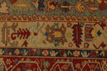 6x12 Green and Red Turkish Anatolian Runner