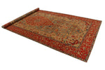 6x12 Green and Red Turkish Anatolian Runner