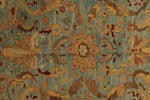 10x16 Blue and Beige Traditional Rug