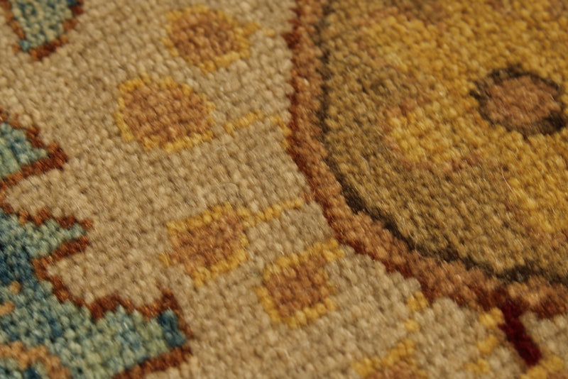10x16 Blue and Beige Traditional Rug