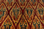 9x21 Gold and Blue Traditional Runner