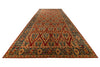 9x21 Gold and Blue Traditional Runner