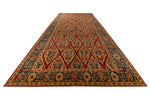 9x21 Gold and Blue Traditional Runner