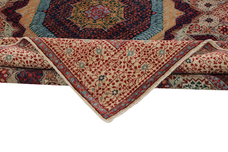 8x9 Multicolor Turkish Tribal Rug