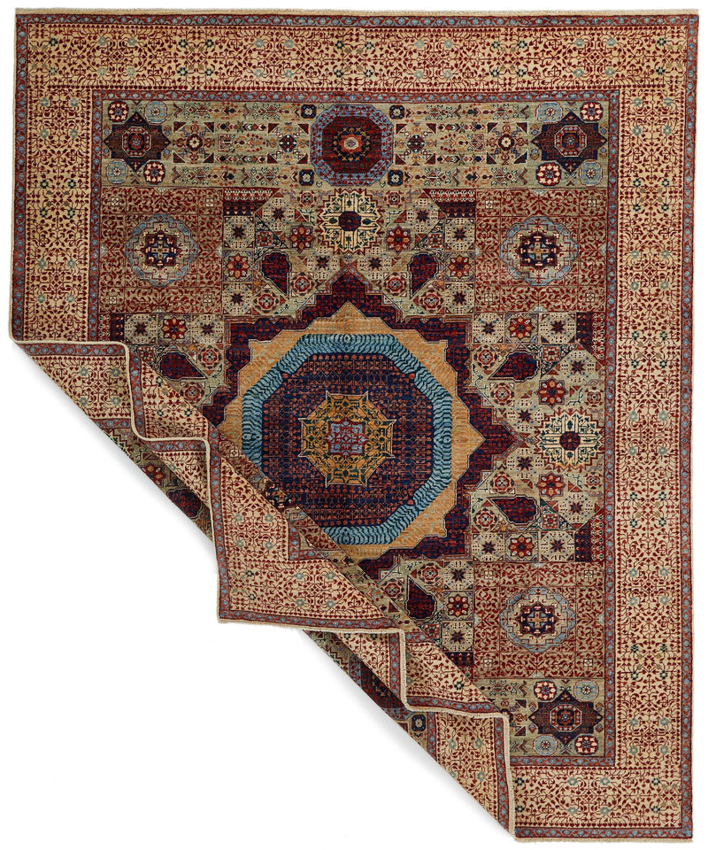 8x9 Multicolor Turkish Tribal Rug