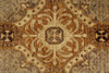 12x15 Gold and Ivory Turkish Oushak Rug