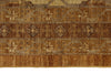 12x15 Gold and Ivory Turkish Oushak Rug