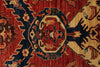 10x14 Red and Navy Anatolian Traditional Rug