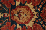 10x14 Red and Navy Anatolian Traditional Rug