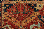 10x14 Red and Navy Anatolian Traditional Rug