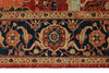 10x14 Red and Navy Anatolian Traditional Rug