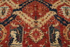 10x14 Red and Navy Anatolian Traditional Rug