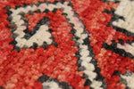 4x6 Navy and Multicolor Turkish Tribal Rug