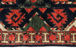 4x6 Navy and Multicolor Turkish Tribal Rug