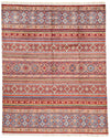 8x10 Multicolor Tribal Rug