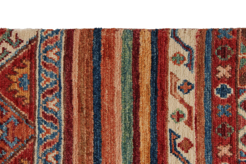 8x10 Multicolor Tribal Rug