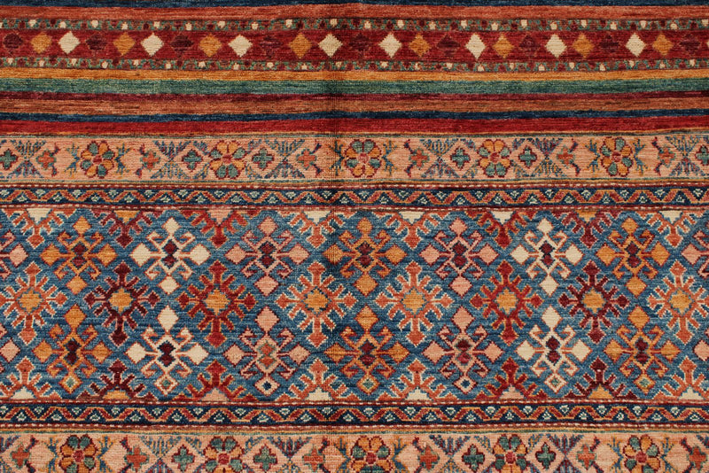 8x10 Multicolor Tribal Rug