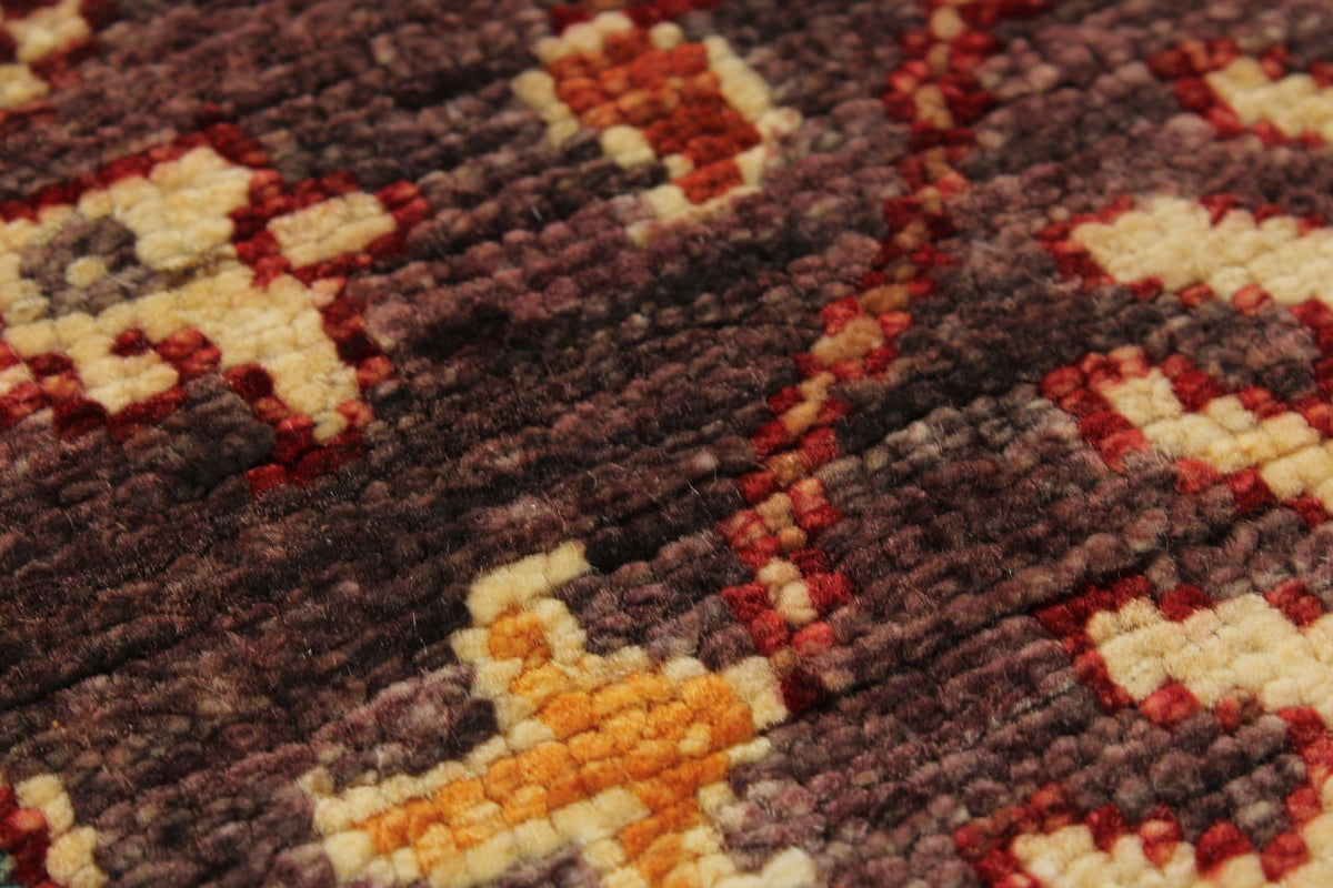 2x7 Light Brown and Ivory Anatolian Traditional Runner