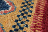 8x10 Multicolor and Red Tribal Rug