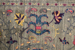 8x10 Gray and Multicolor Anatolian Traditional Rug