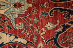 4x6 Red and Multicolor Anatolian Traditional Rug