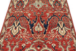 4x6 Red and Multicolor Anatolian Traditional Rug