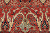 4x6 Red and Multicolor Anatolian Traditional Rug