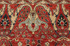 4x6 Red and Multicolor Anatolian Traditional Rug