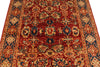 4x6 Red and Navy Anatolian Traditional Rug