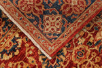 4x6 Red and Navy Anatolian Traditional Rug