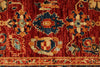 4x6 Red and Navy Anatolian Traditional Rug