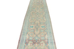 3x15 Purple and Blue Turkish Oushak Runner