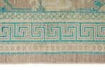 3x15 Purple and Blue Turkish Oushak Runner