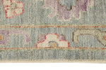 8x10 Gray and Multicolor Turkish Oushak Rug