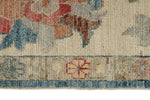 8x10 Light Blue and Ivory Turkish Oushak Rug