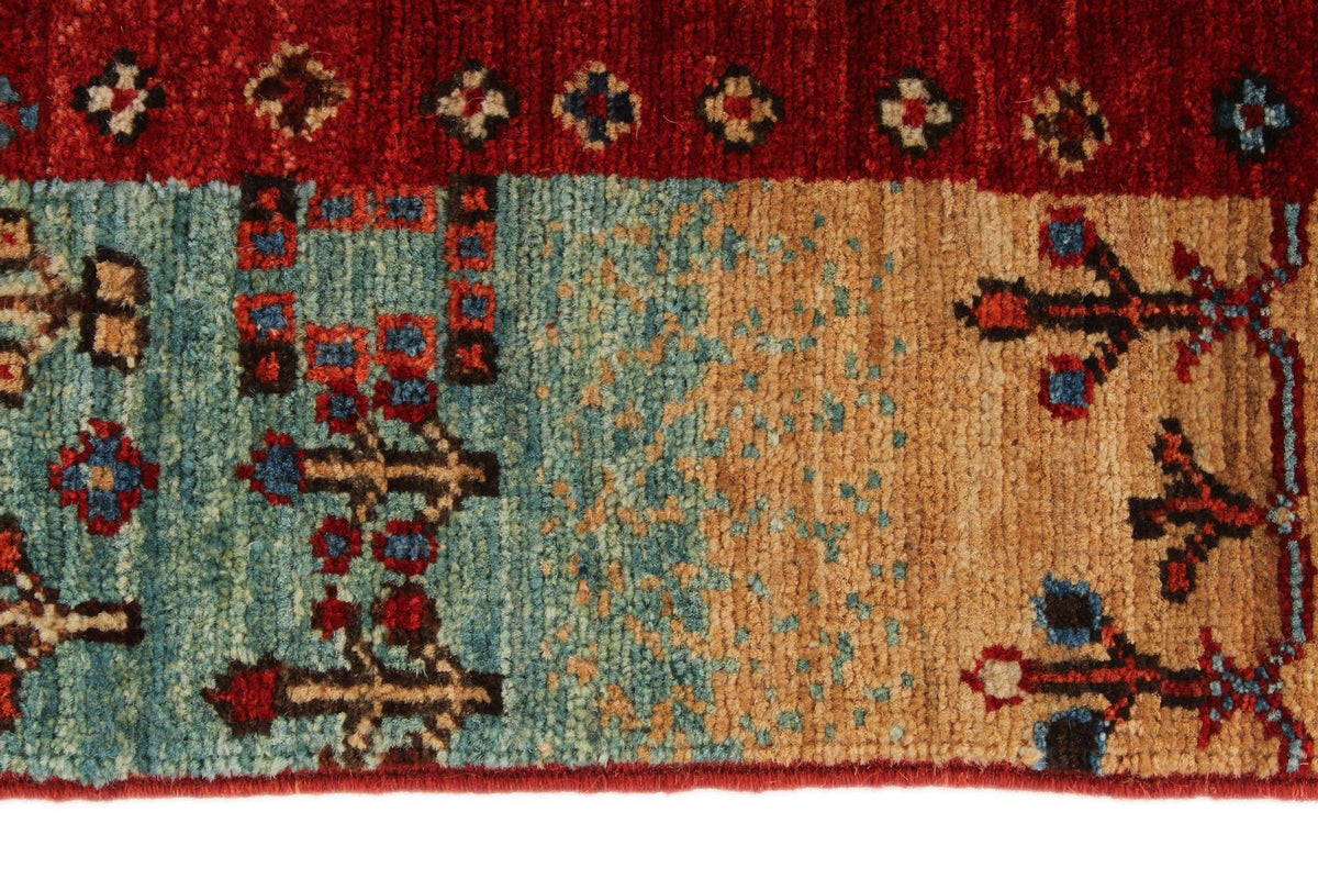 4x6 Multicolor Anatolian Tribal Rug