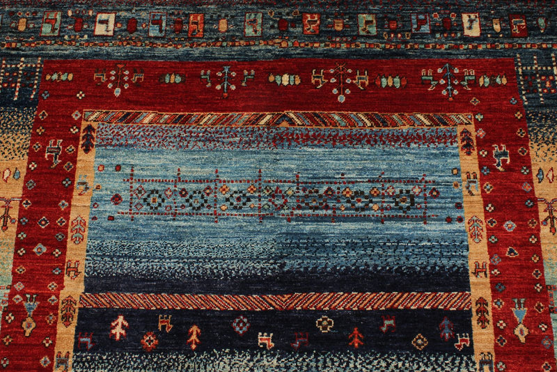 4x6 Multicolor Anatolian Tribal Rug