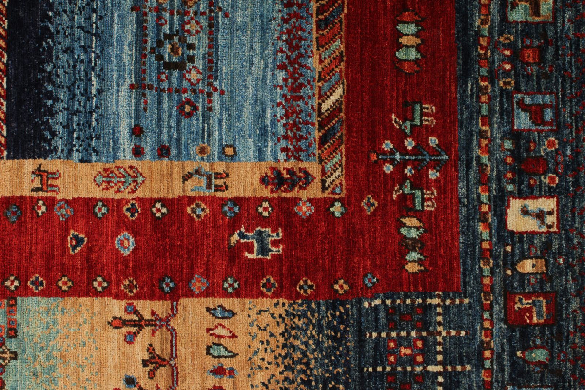 4x6 Multicolor Anatolian Tribal Rug