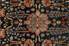 9x12 Navy and Red Anatolian Traditional Rug